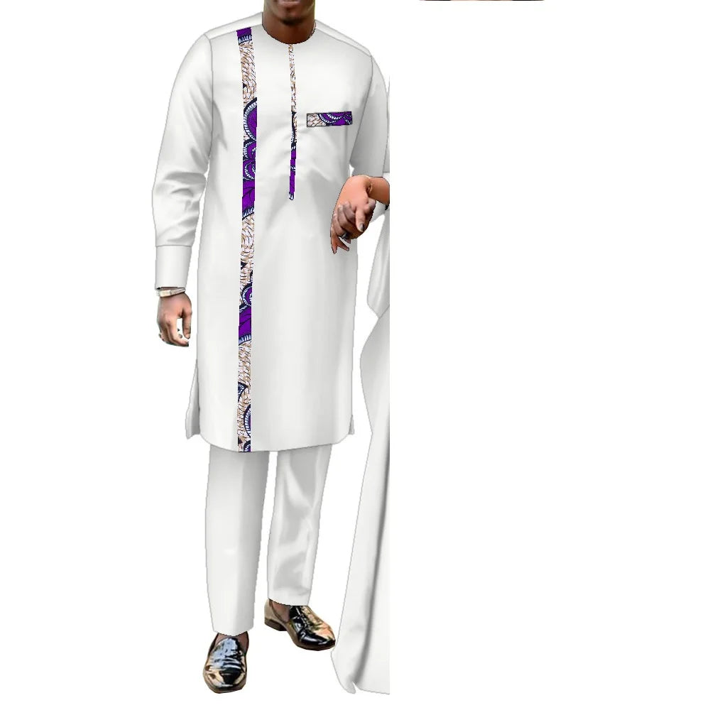 Tenues de couple africaines pour femmes et hommes, ensembles assortis, robes africaines, vêtements de mariage Dashiki, Wyq949