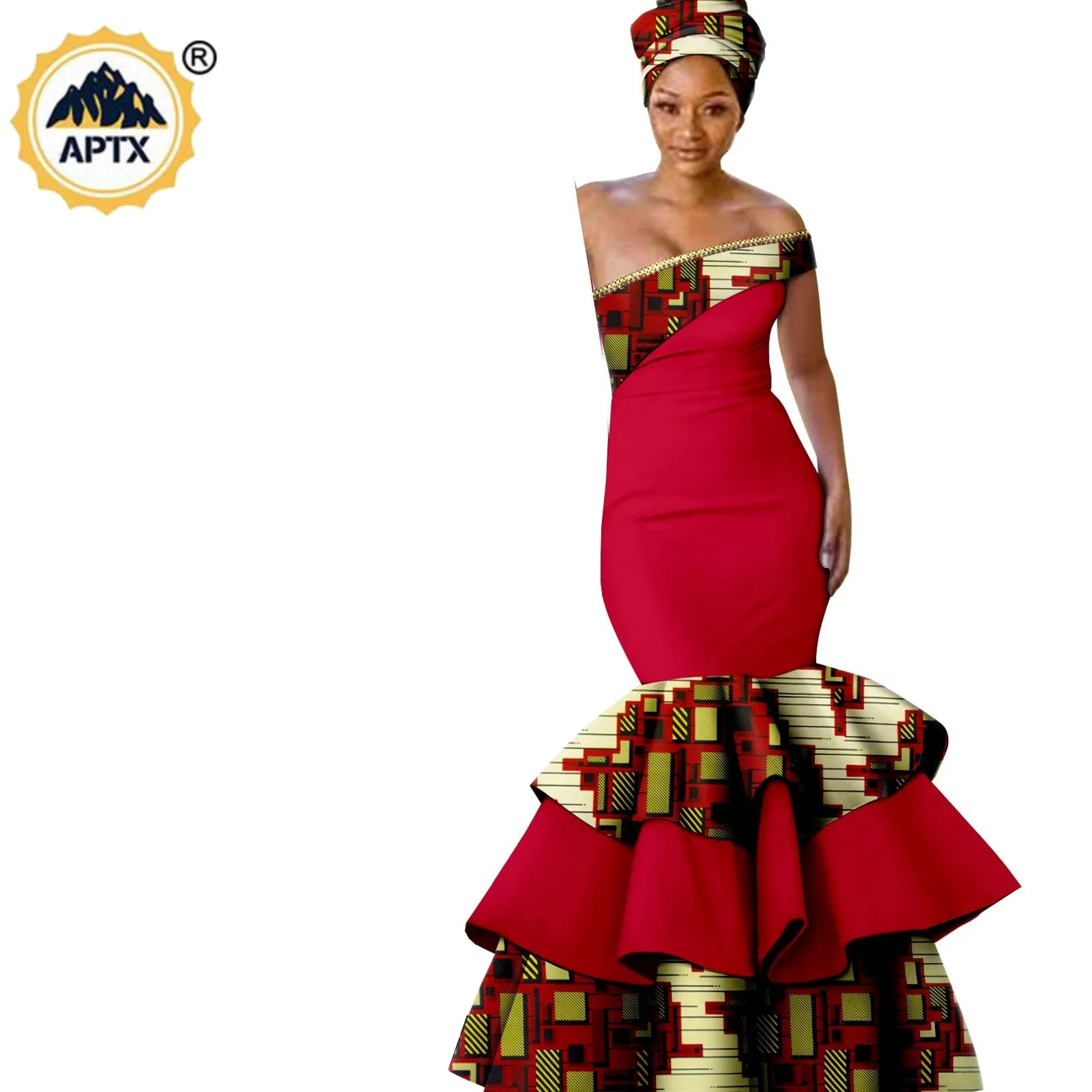 Vêtements Africains pour Couple, Robes sulfAssorties, Tenues pour Hommes, Ensembles Chemise et Pantalon, Dashiki, Robe de ixà Volants pour Dames, Y23C002