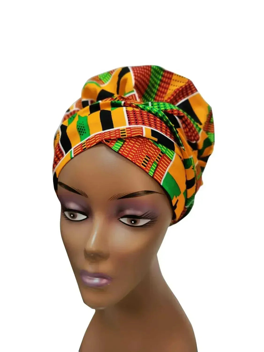 Turban de tête enveloppé de sauna africain pour femmes, accessoires pour cheveux, écharpe pour dames, chapeau, Nigeria, WYB612