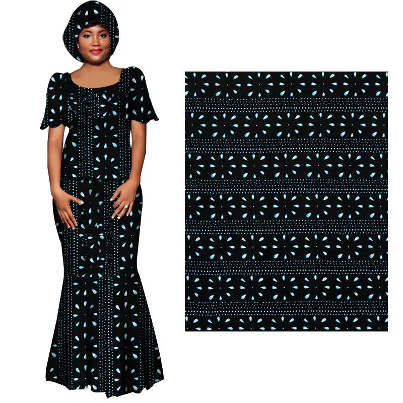 Tissus de cire africaine 3/6 Yard, pour robe de soirée, Ankara, véritable cire imprimée, FP6655