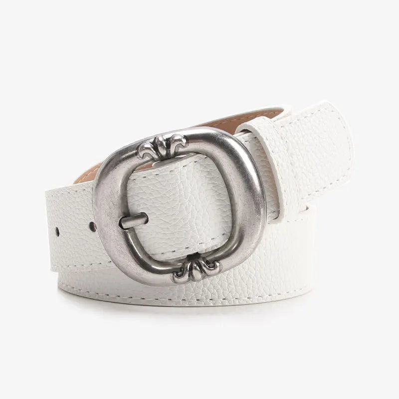 Ceinture imprimée léopard pour femmes, mode décontractée, polyvalente, accessoires pour jeans, ceinture gothique rétro en cuir Pu, boucle ardillon