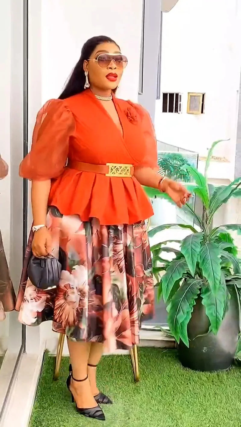 African Dresses for Women 2025 Elegant Africa Clothing Dashiki Ankara Outfits Robe Plus Size Turkey Wedding Party Long Dress