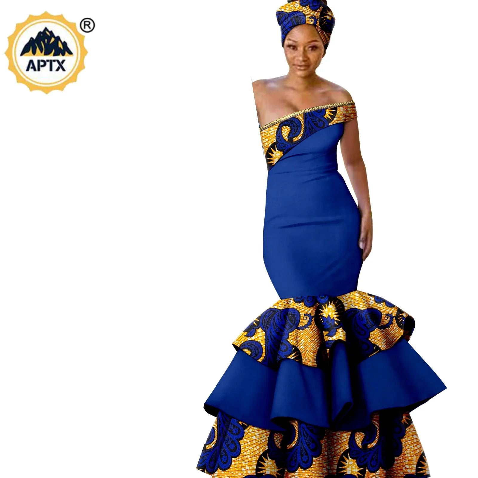 Vêtements Africains pour Couple, Robes sulfAssorties, Tenues pour Hommes, Ensembles Chemise et Pantalon, Dashiki, Robe de ixà Volants pour Dames, Y23C002