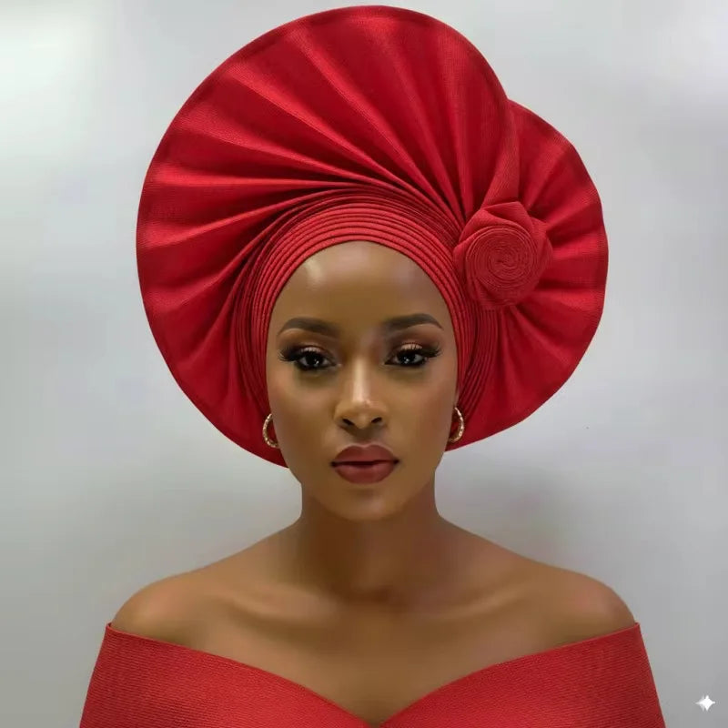 2026 nouveau Turban africain Nigeria Auto Gele bandeau Auto Gele femmes Turban casquette de mariage Geles musulman bandeau Bonnet