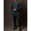 Nouvel ensemble traditionnel africain pour homme 2026 – Costume élégant et tendance pour homme, ensemble décontracté brodé deux pièces, caftan pour homme