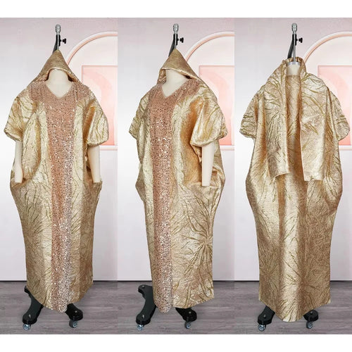 2026 African Women Traditional Dresses Plus Size Maxi Robes Luxury Wedding Party Evening Gown Dubai Turkey Kaftan Abaya Clothing