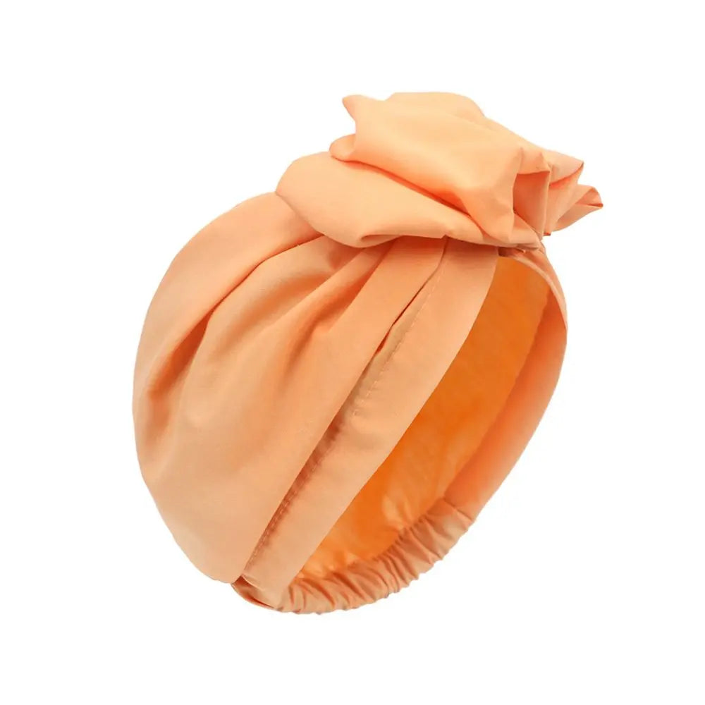 Bandeaux africains élégant rétro Turban pour femmes musulman foulard casquette couleur unie dames bonnets casquettes casque musulman
