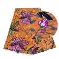 Tissu africain imprimé wax – Ankara 100 % coton avec paillettes dorées, 6 yards/rouleau, pour robes, foulards et vêtements de mode