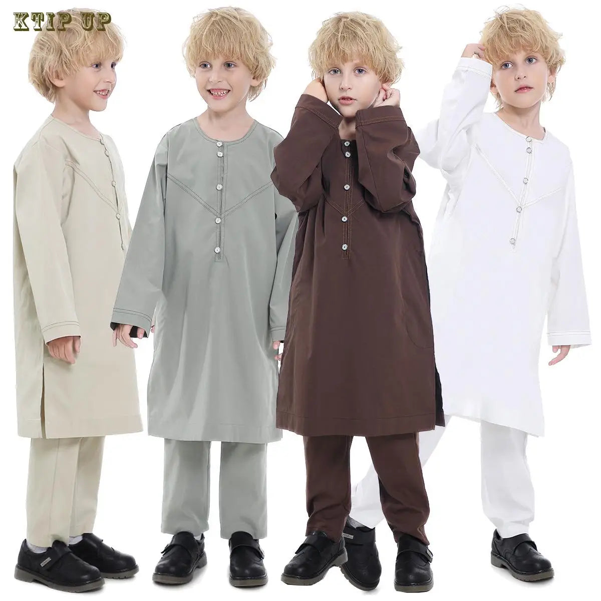 Abaya islamique arabe pour hommes Robe imprimé ethnique col montant chemise mi-longue pour jeunes manteau de luxe vêtements décontractés pour hommes musulmans à la mode