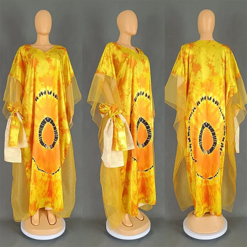 African Women Dresses Traditional African Clothing Ankara Clothing Middle Eastern Vintage Robe Tunic Muslim Kaftan Maxi Dress