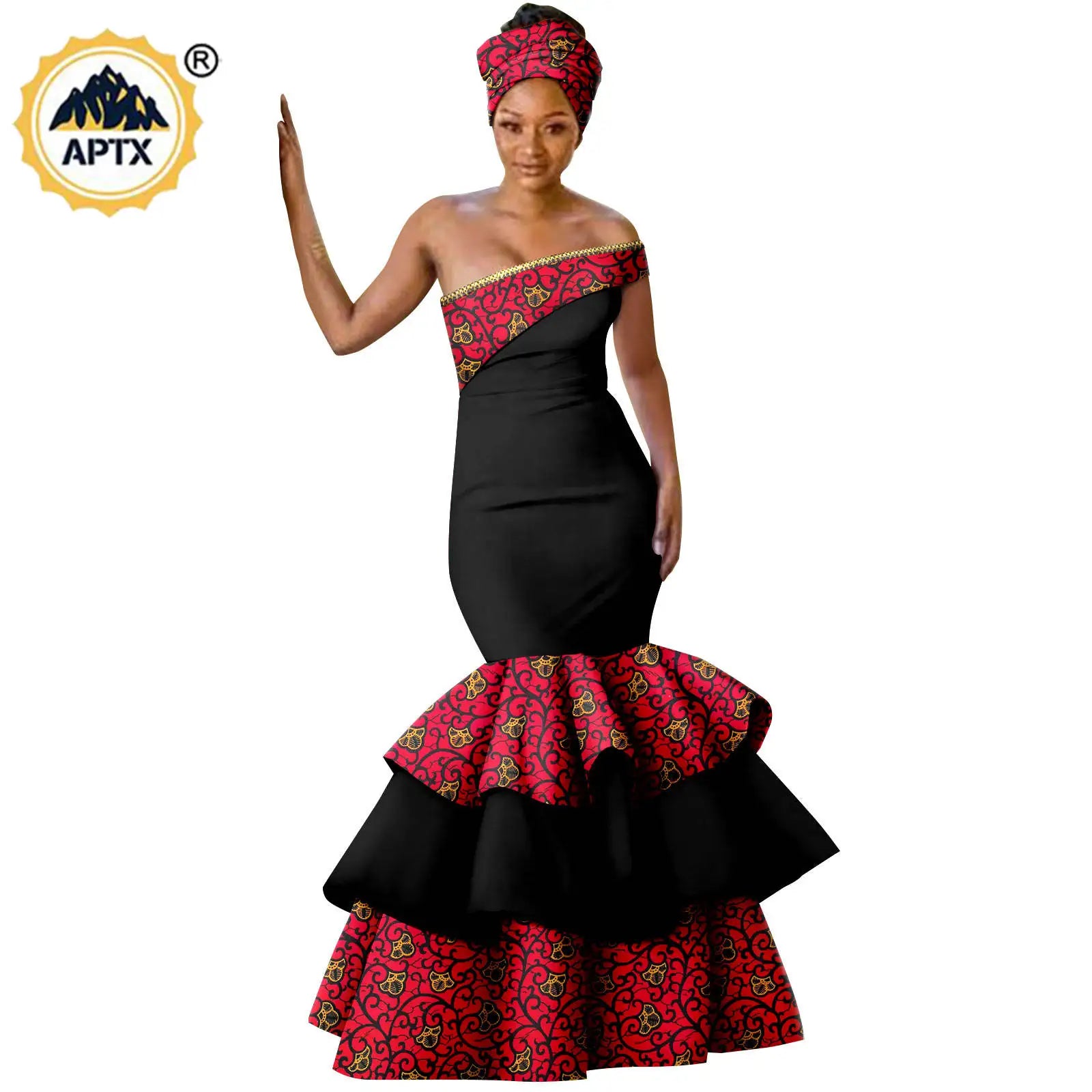 Vêtements Africains pour Couple, Robes sulfAssorties, Tenues pour Hommes, Ensembles Chemise et Pantalon, Dashiki, Robe de ixà Volants pour Dames, Y23C002