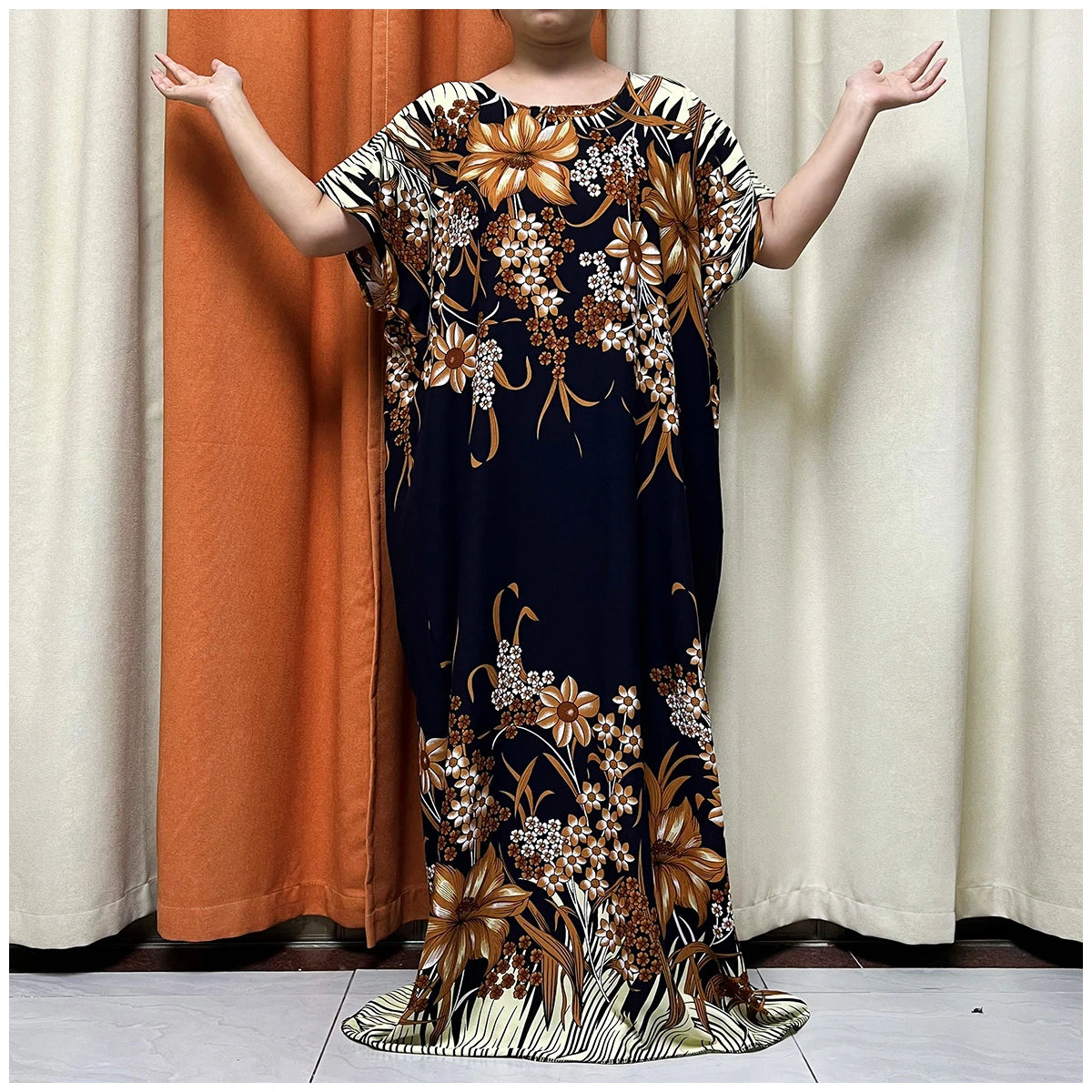 Latest Hot Sale African Dress For Women Muslim Abaya Dubai Turkey Muslim Fashion Hijab Cotta Dress American Islam Clothing