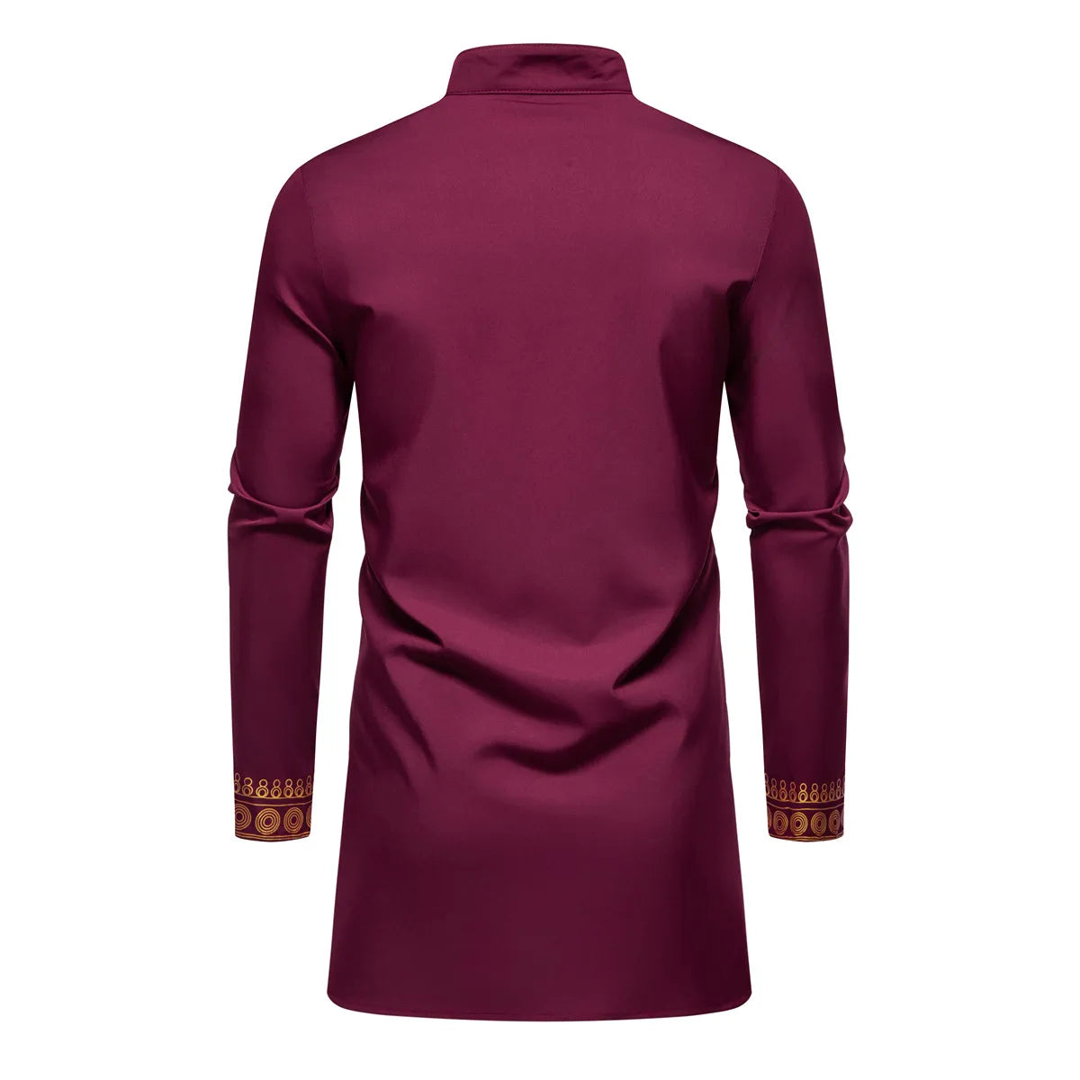 Ensemble de Robe imprimé africain à col montant pour hommes, noir/blanc, tenue de chef Tribal du moyen-orient de saphir, haut + pantalon, 2 pièces, 2026