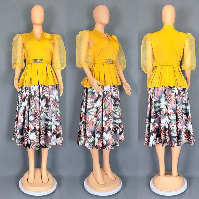 African Dresses for Women 2025 Elegant Africa Clothing Dashiki Ankara Outfits Robe Plus Size Turkey Wedding Party Long Dress