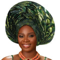 Couvre-chef africain bronzant tressé Turban casquettes pour femmes Nigeria mariage Geles fête couvre-chef Auto Gele femme bandeau