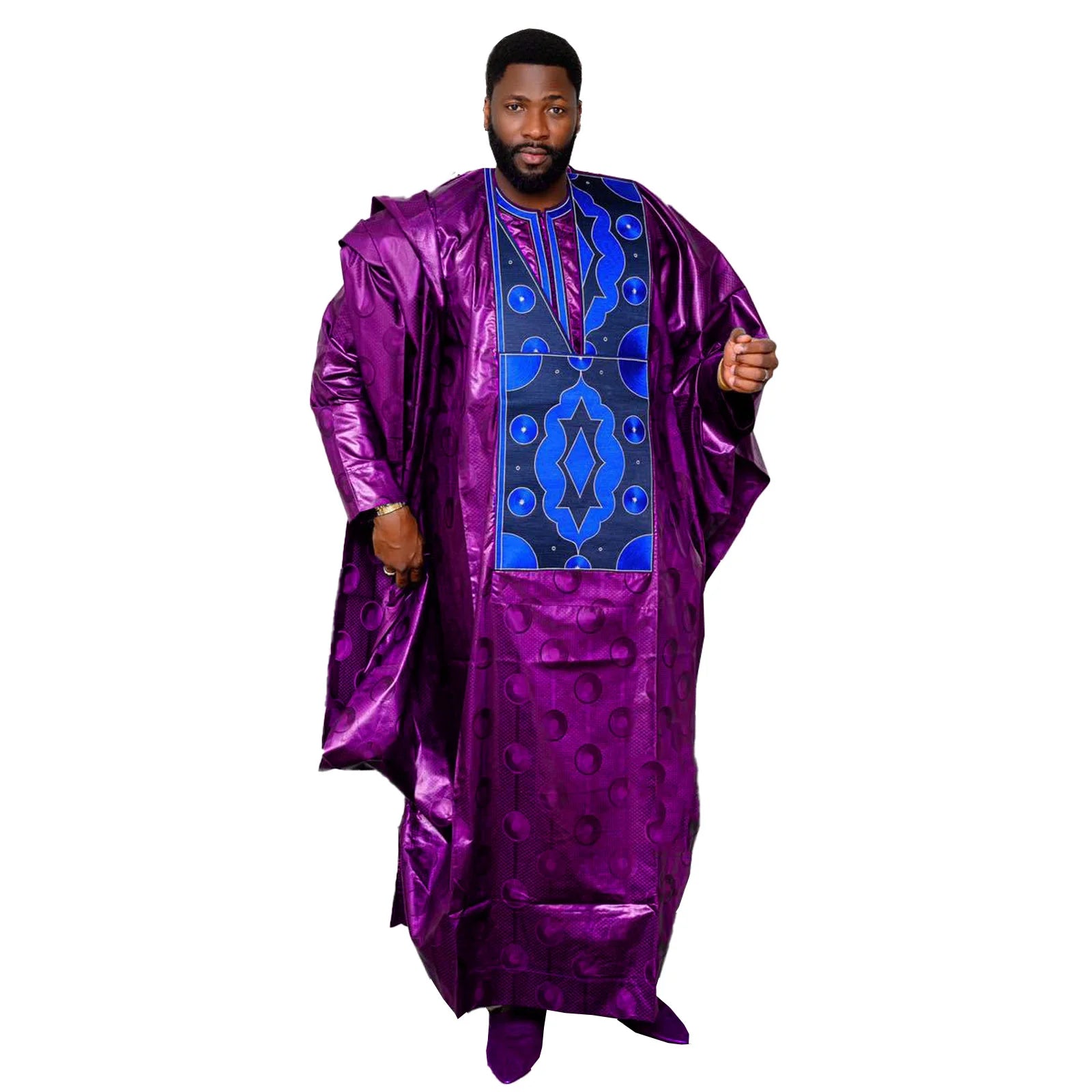 Vêtements africains pour homme Bazin Riche broderie Design haut à manches longues