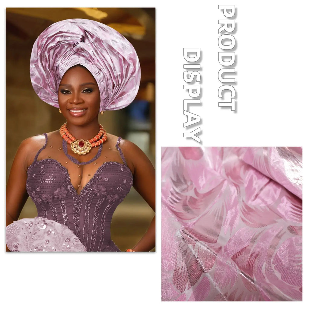 Couvre-chef africain bronzant tressé Turban casquettes pour femmes Nigeria mariage Geles fête couvre-chef Auto Gele femme bandeau