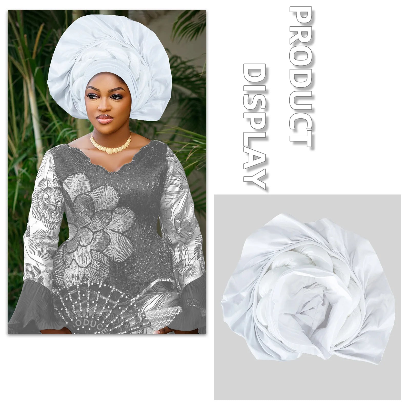 Africain femme Turban casquette femmes Autogele couvre-chef Nigeria Fan Geles fête de mariage bandeau chapeaux Bonnet Hijab chapeau foulard
