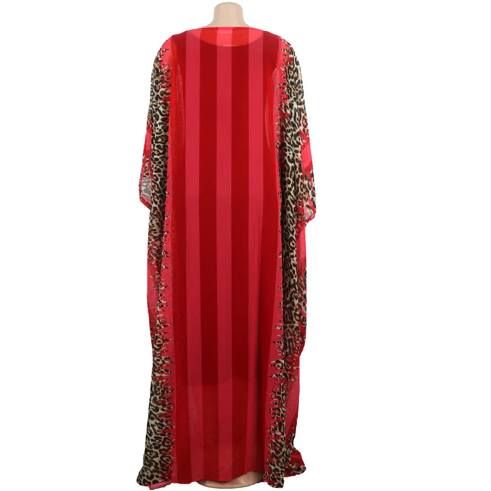 African Print Dresses for Women Muslim Maxi Dress Traditional Dashiki Diamond Abaya Dubai Boubou Robe Africa Morocco Gown Robes