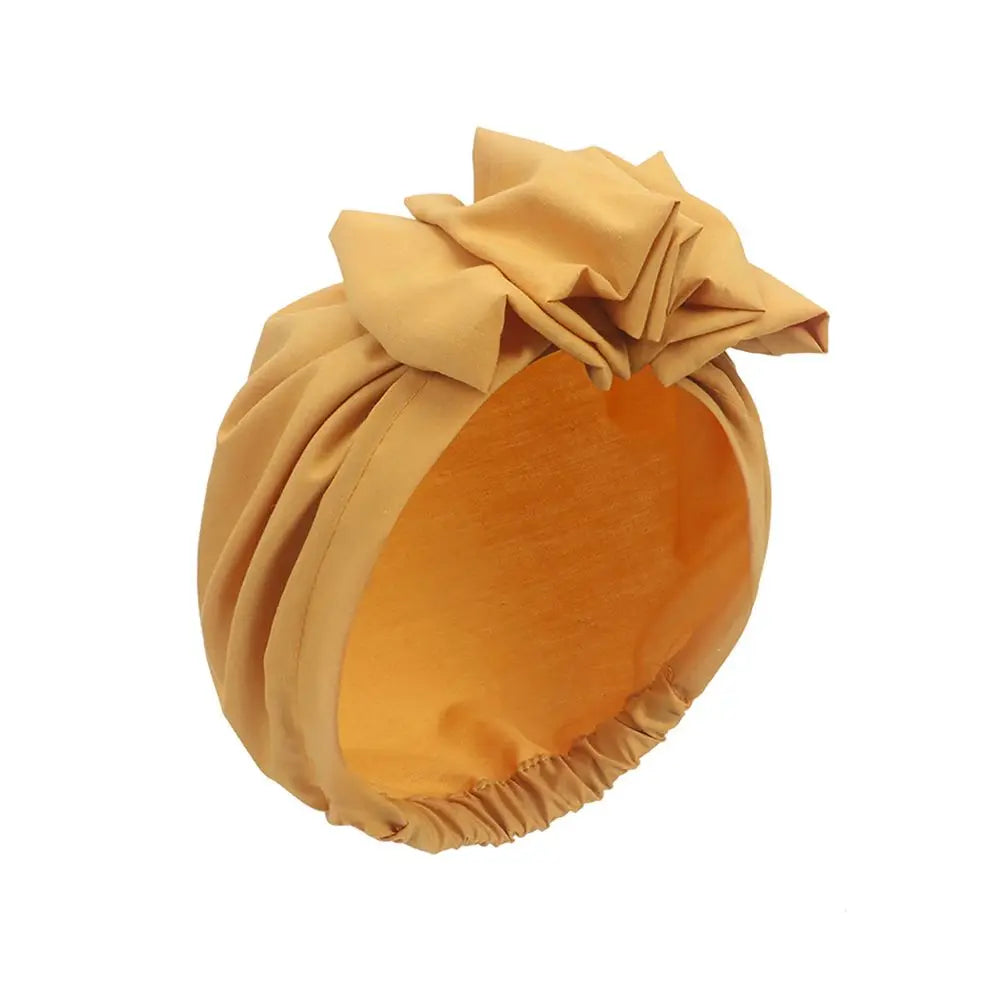Bandeaux africains élégant rétro Turban pour femmes musulman foulard casquette couleur unie dames bonnets casquettes casque musulman