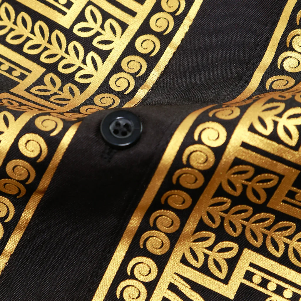 Vêtements traditionnels pour hommes, ensembles africains deux pièces, chemises à manches longues à col montant imprimées, pantalons, streetwear 2026, tenue ethnique africaine