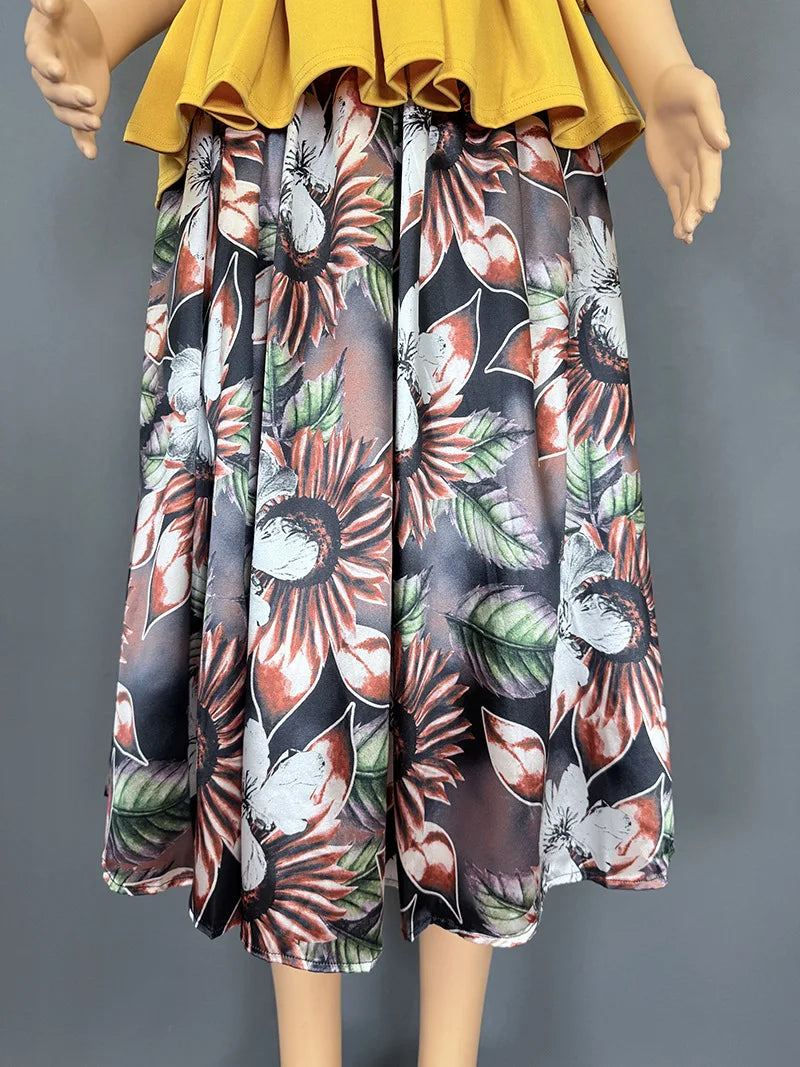 African Dresses for Women 2025 Elegant Africa Clothing Dashiki Ankara Outfits Robe Plus Size Turkey Wedding Party Long Dress