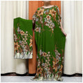 Latest Hot Sale African Dress For Women Muslim Abaya Dubai Turkey Muslim Fashion Hijab Cotta Dress American Islam Clothing