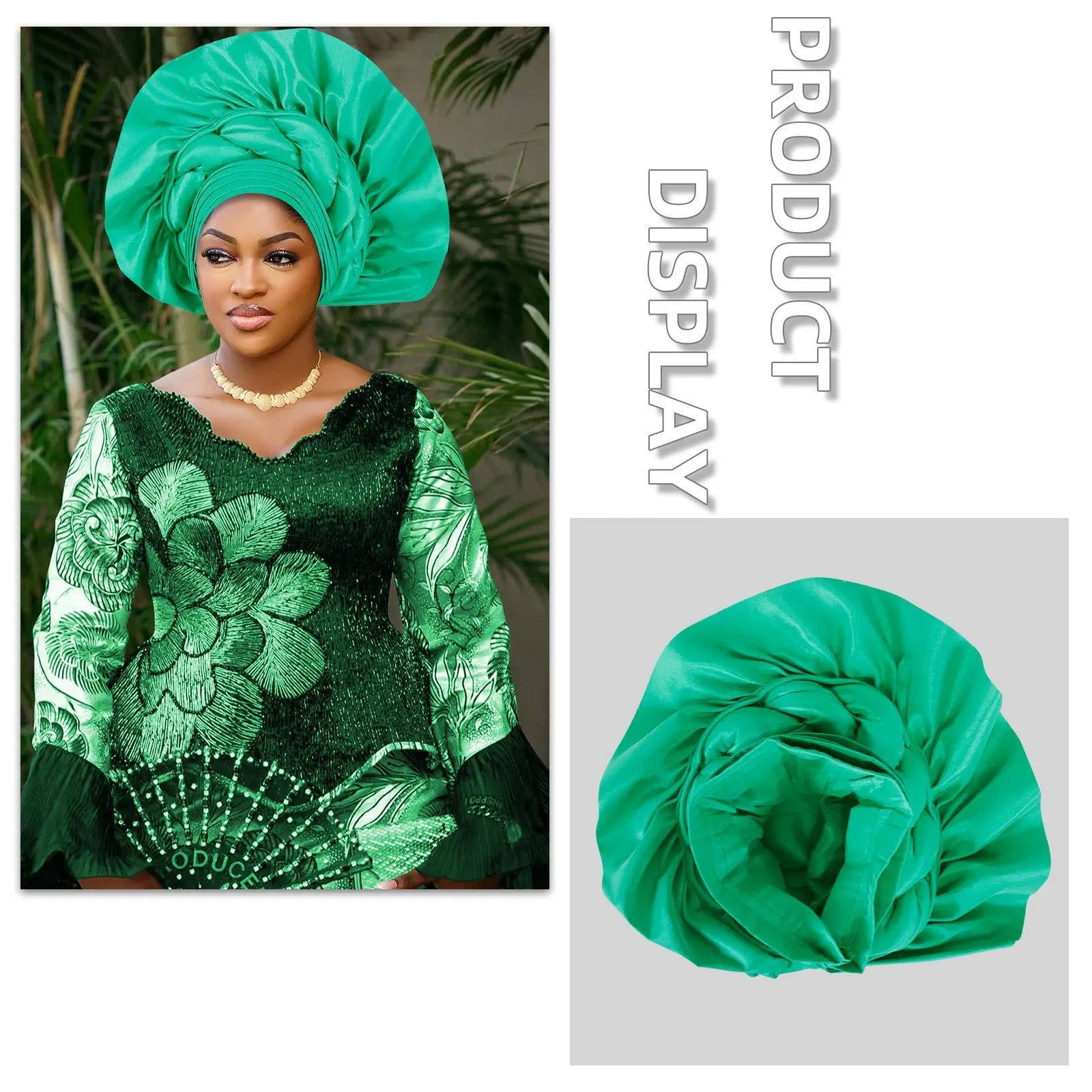 Africain femme Turban casquette femmes Autogele couvre-chef Nigeria Fan Geles fête de mariage bandeau chapeaux Bonnet Hijab chapeau foulard
