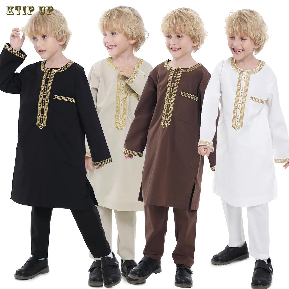 Abaya islamique arabe pour hommes Robe imprimé ethnique col montant chemise mi-longue pour jeunes manteau de luxe vêtements décontractés pour hommes musulmans à la mode
