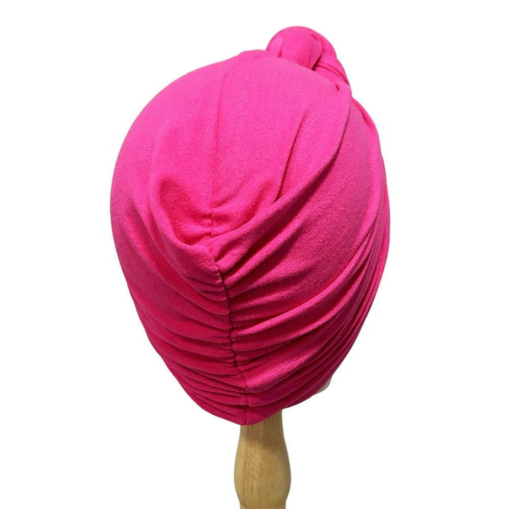 Couvre-chef noués pour femmes, Turban africain, bonnet pré-noué, couvre-cheveux