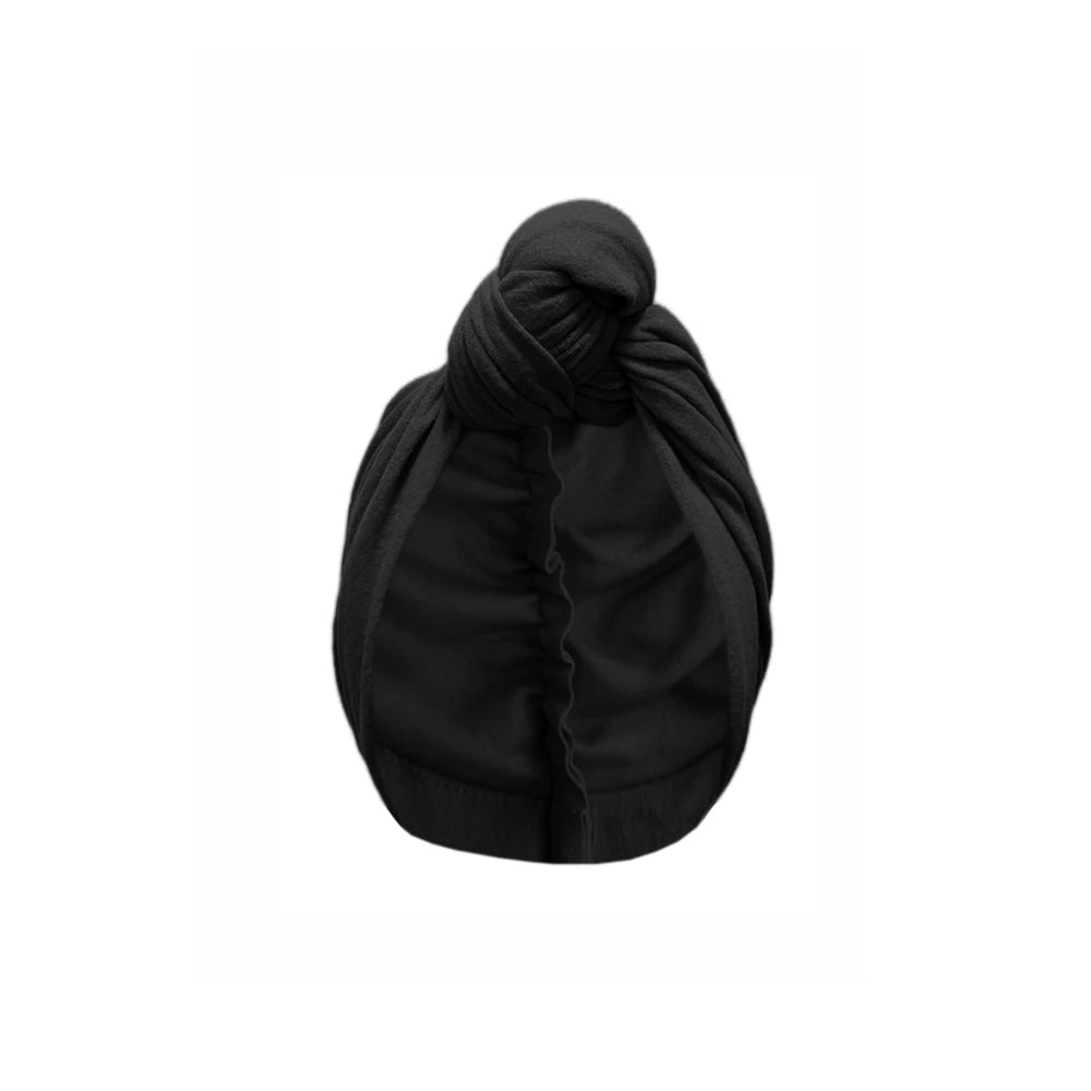 Couvre-chef noués pour femmes, Turban africain, bonnet pré-noué, couvre-cheveux