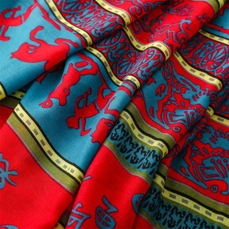Châle en Viscose avec Pompon, Écharpe Africaine, Indienne, Ethnique, Géométrique, Florale, Haute Qualité, Bande Ronde, Hijab Musulman, Bufanda, 180x90cm