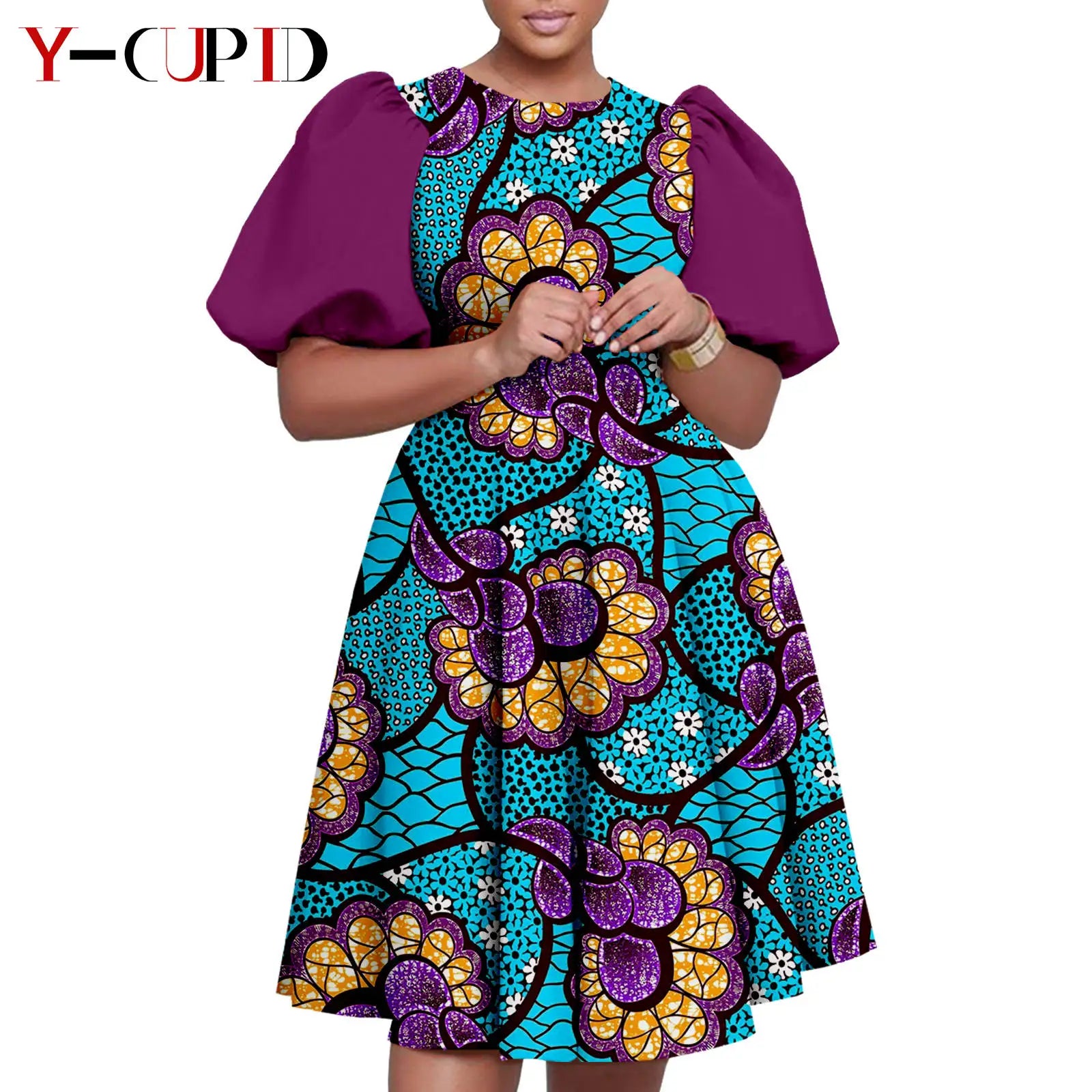 Vêtements Africains Assortis pour Couple Dashiki, Robe Imprimée, Bazin Riche, Ensemble Veste et Pantalon Imbibés, 2 Pièces, Y23C076
