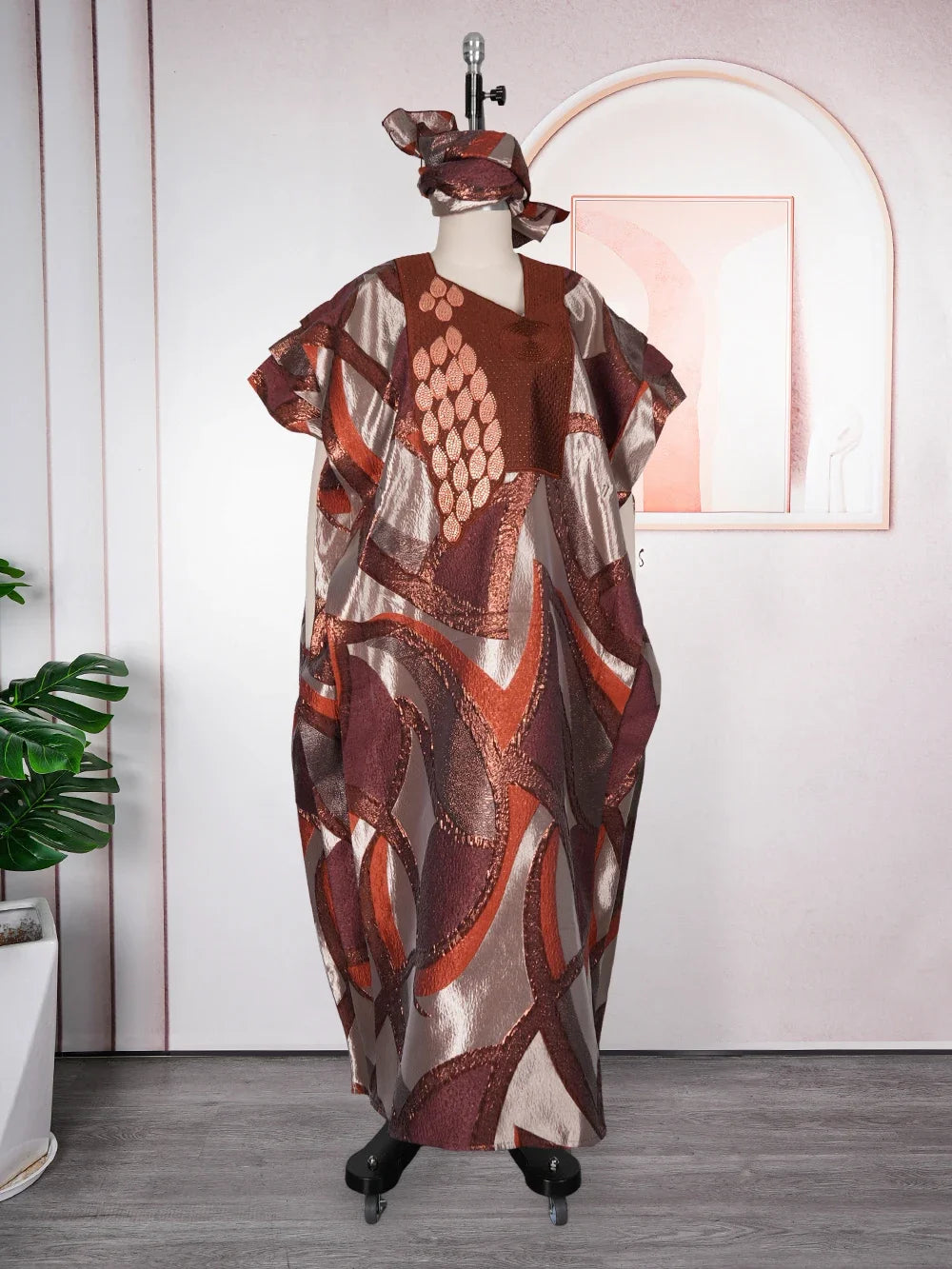 African Dresses for Women Traditional Africa Clothing Dashiki Ankara Bazin Luxury Embroidery Gown Muslim Kaftan Maxi Long Dress