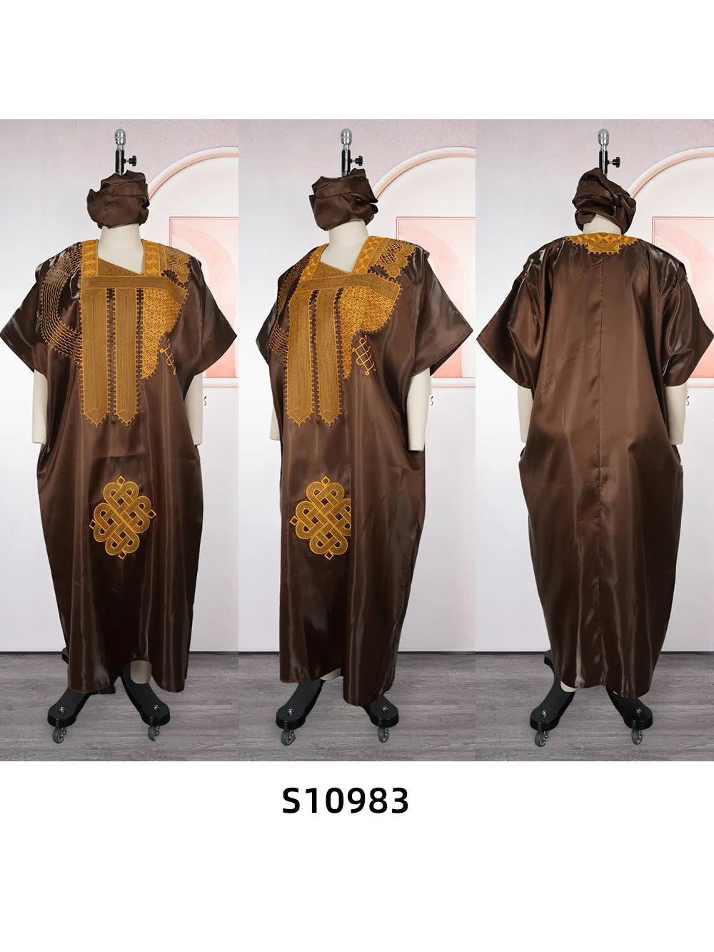 African Dresses for Women Traditional Africa Clothing Dashiki Ankara Embroidery Gown Abayas Robe Muslim Kaftan Maxi Long Dress