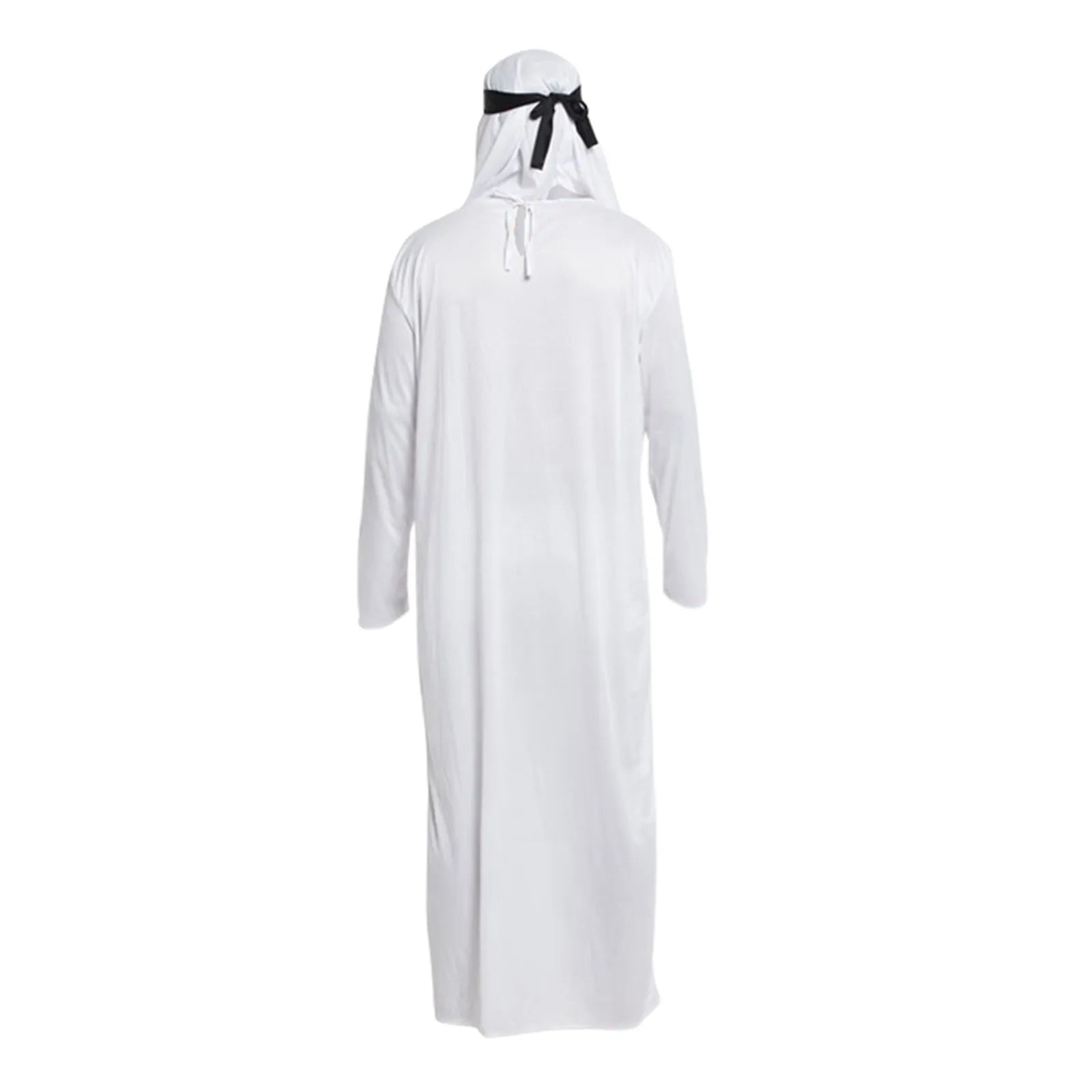 Tenues masculines arabe Uae Robe pour hommes manches longues arabe musulman moyen-orient col rond dubaï Thobe longue Abaya avec bandeau sangle