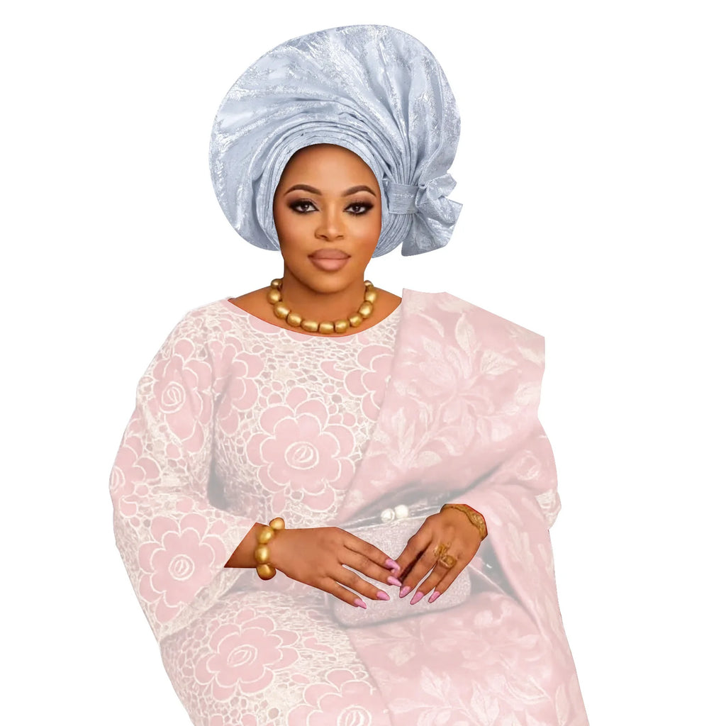 Nouveau Turban Africain 2026, Auto Gele Nigérian, Foulards de Tête Auto Gele, Bonnets Turban pour Femmes, Geles de Mariage, Foulards de Tête Musulmans, Bonnets