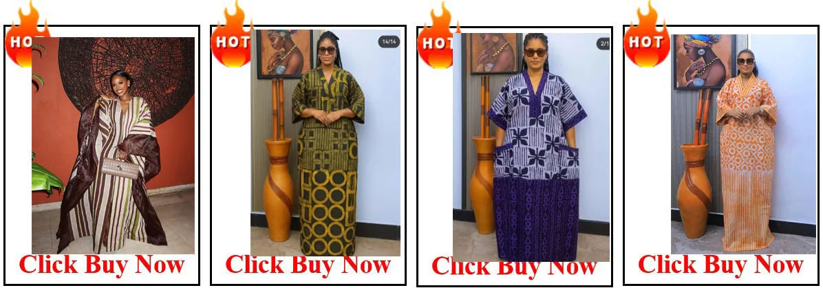 African Dresses for Women Traditional Africa Clothing Dashiki Ankara Embroidery Gown Abayas Robe Muslim Kaftan Maxi Long Dress