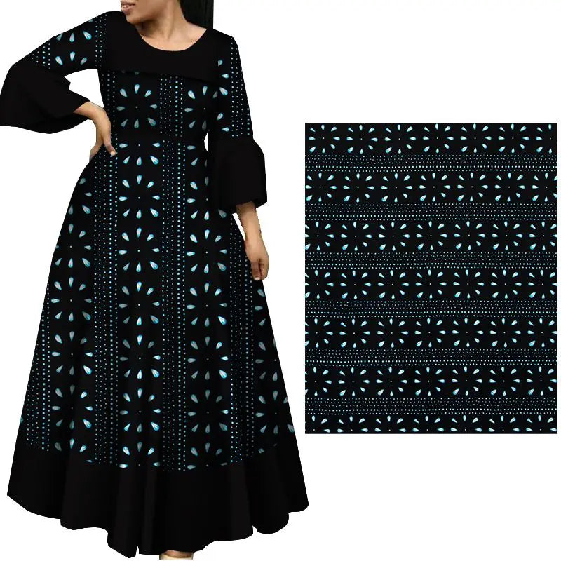 Tissus de cire africaine 3/6 Yard, pour robe de soirée, Ankara, véritable cire imprimée, FP6655