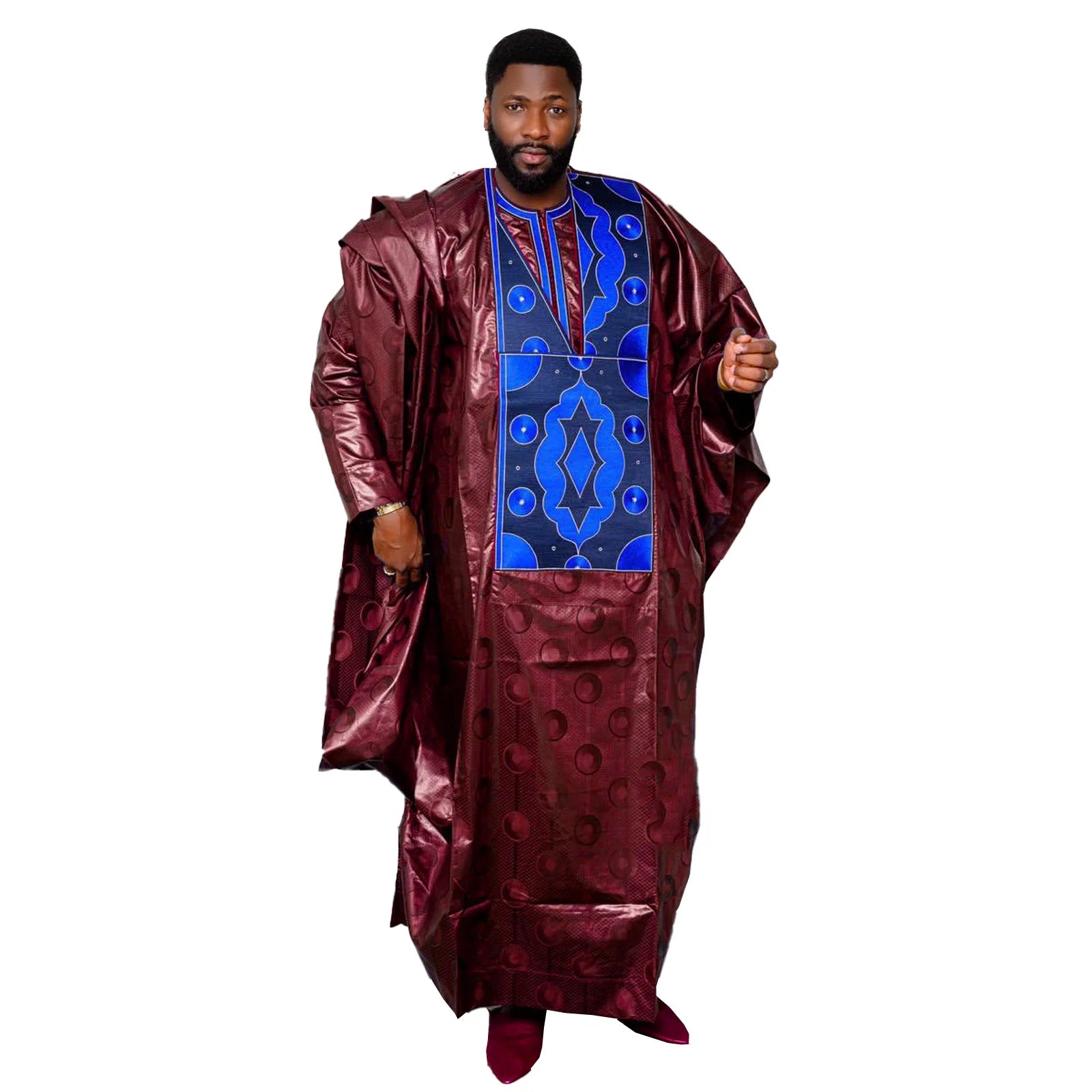 Vêtements africains pour homme Bazin Riche broderie Design haut à manches longues