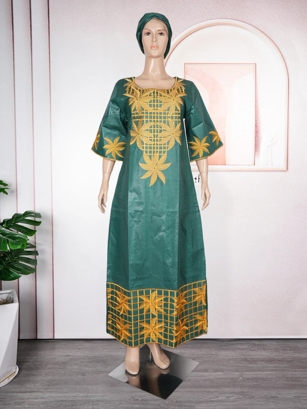 H&D African Dresses For Women Traditional Clothing Embroidery Printed Outfits Bubu Gown Abayas Robe Kaftan Boubou Djellaba 2025