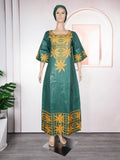 H&D African Dresses For Women Traditional Clothing Embroidery Printed Outfits Bubu Gown Abayas Robe Kaftan Boubou Djellaba 2025