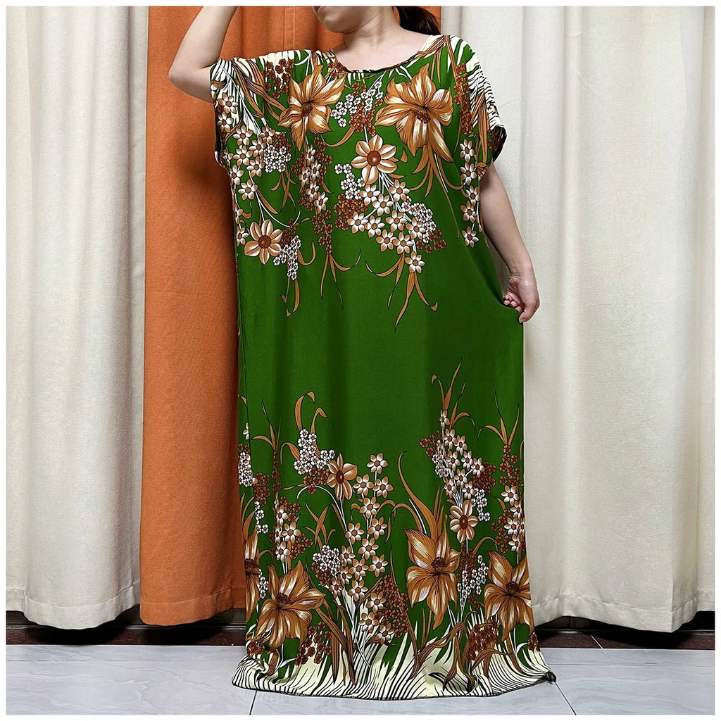 Latest Hot Sale African Dress For Women Muslim Abaya Dubai Turkey Muslim Fashion Hijab Cotta Dress American Islam Clothing