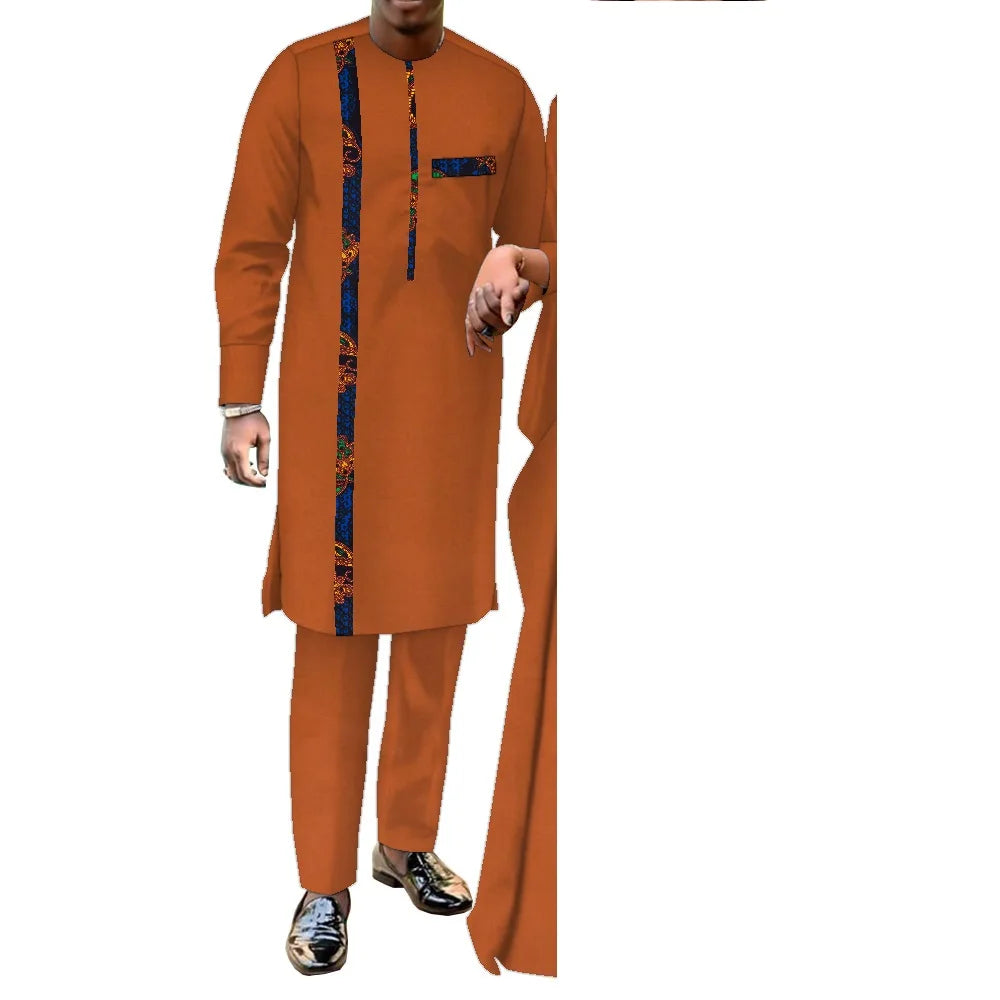 Tenues de couple africaines pour femmes et hommes, ensembles assortis, robes africaines, vêtements de mariage Dashiki, Wyq949
